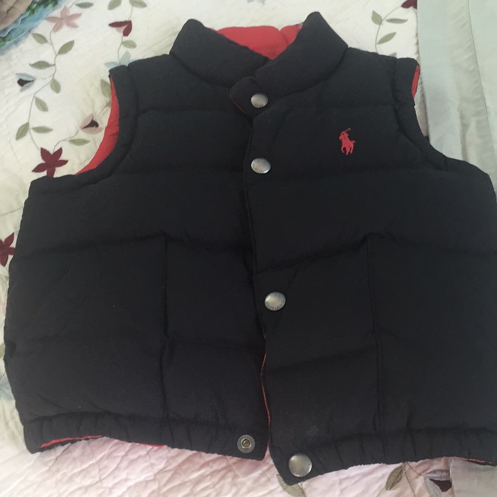 Reversible jacket black/red size 3t